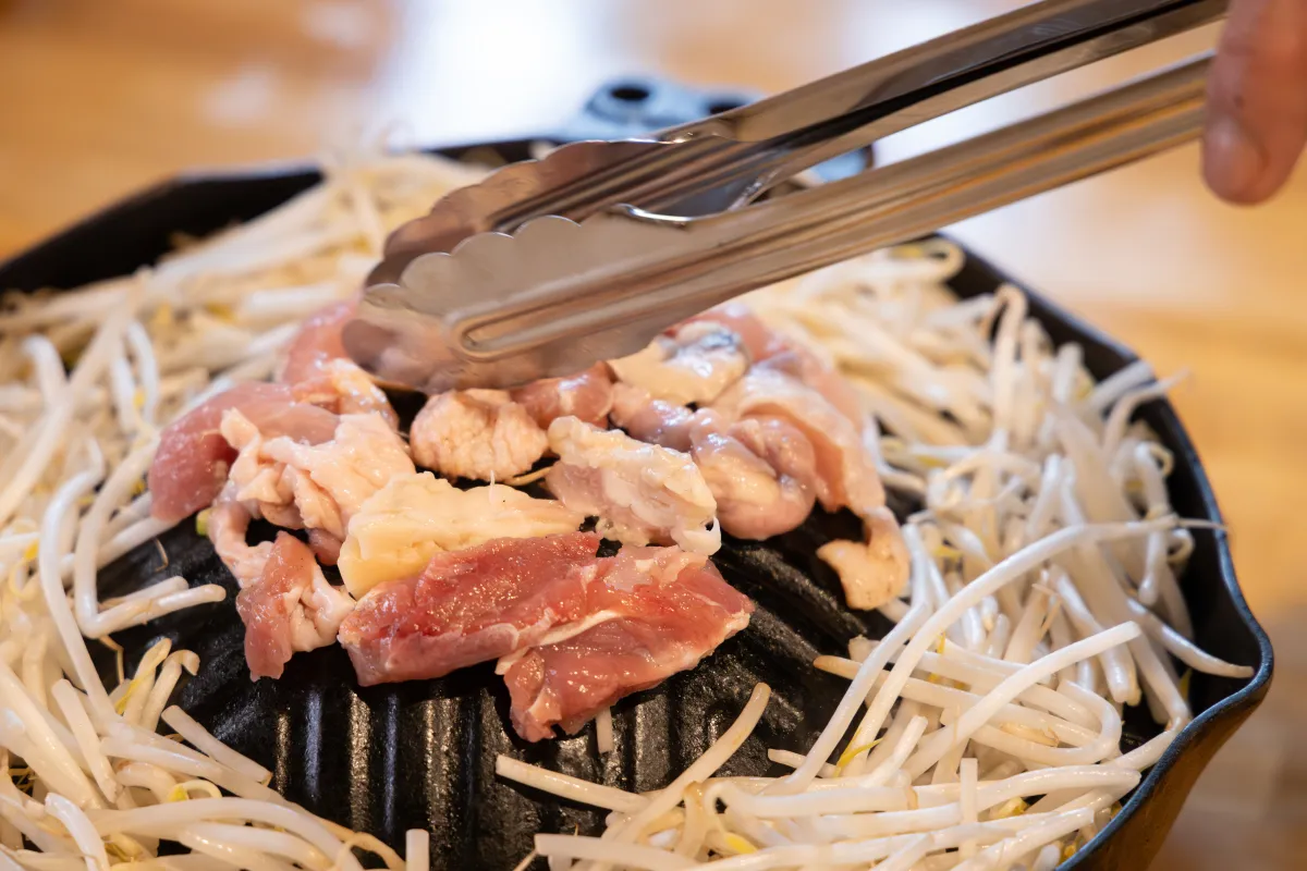 雄と雌が選べるしゃも料理